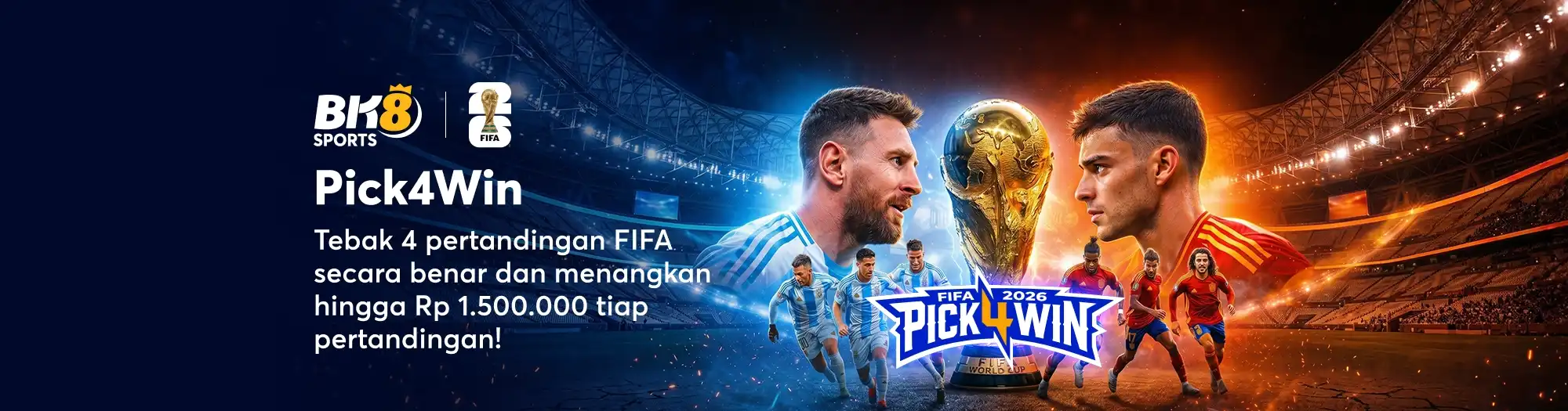 BK8 Pick4Win Tebak Skor Piala Dunia